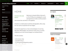 Tablet Screenshot of amandawilsonkennard.com